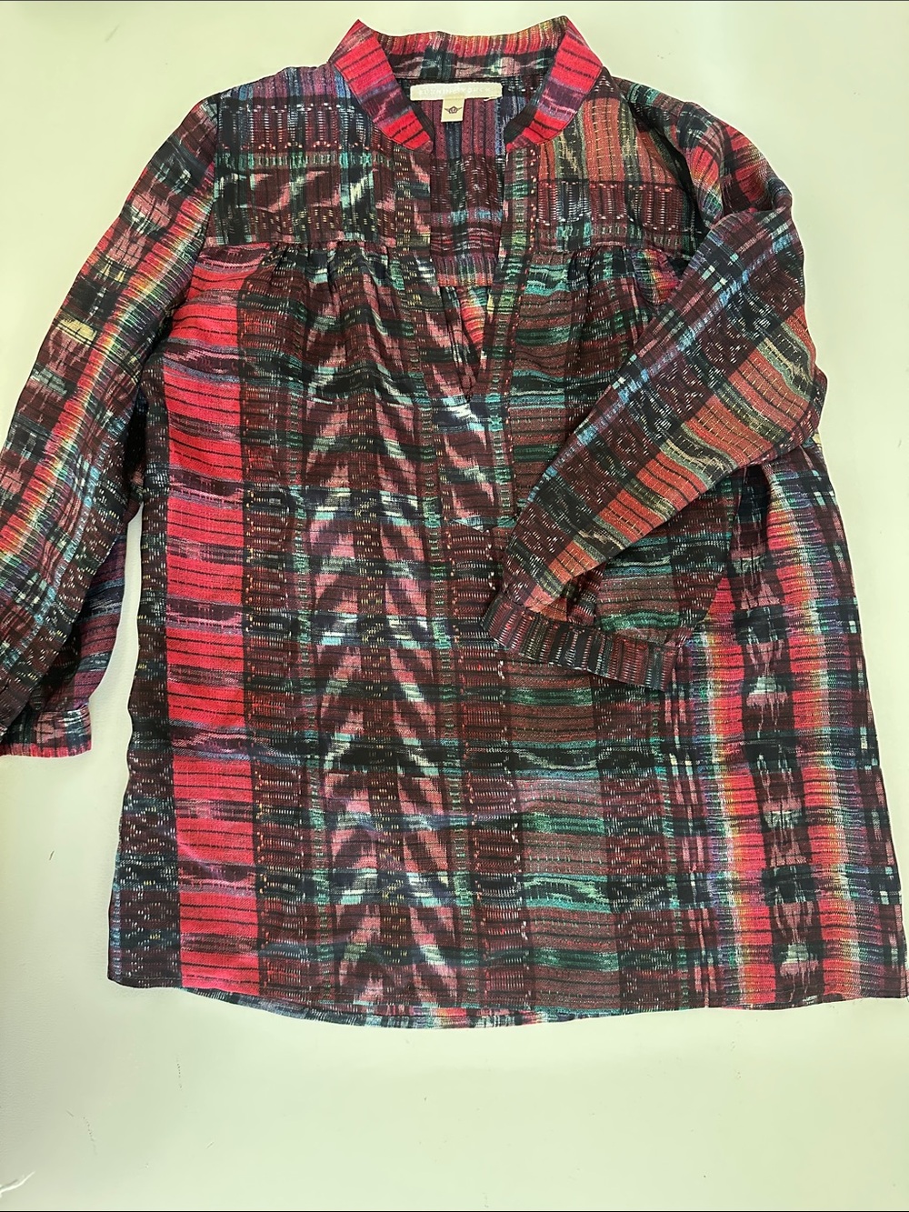 Women’s Patterned Silk Shirt